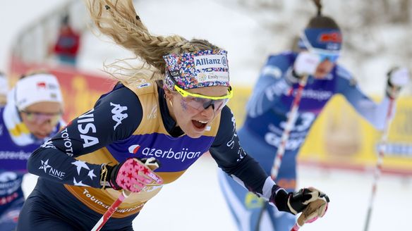 Toblach honours dominant Diggins after 20K triumph