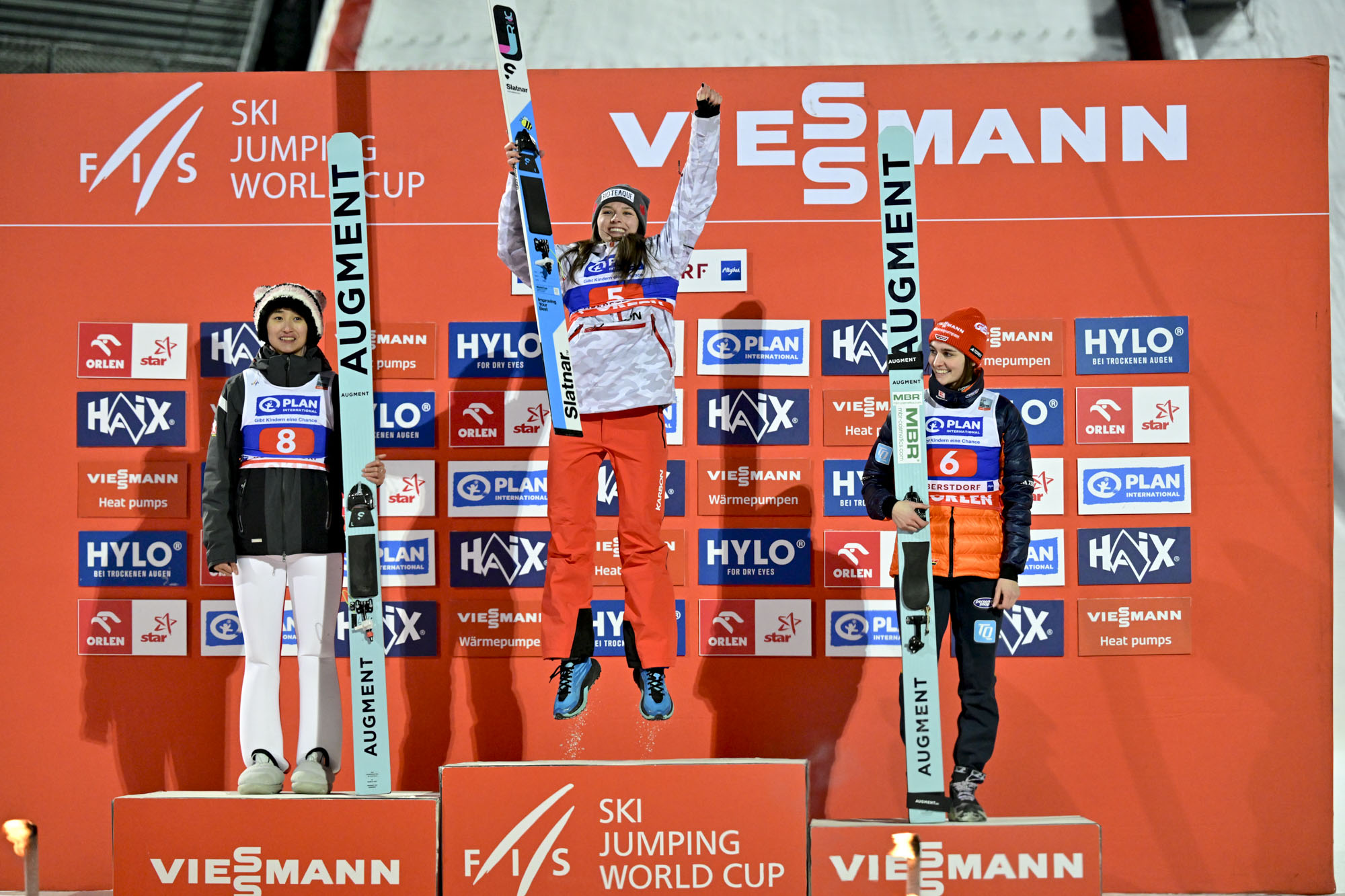 Abigail Strate and Zeng Ping aim to build on historic success as World Cup continues in Villach