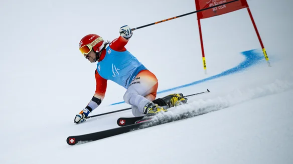 Party time in Pinzolo for Telemark World Cup: French day-one sweep, Taylor and Michel roar back