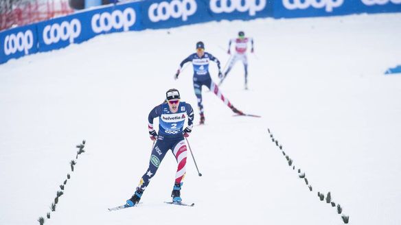 Jessie Diggins takes Tour de Ski 2021 lead