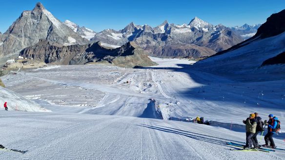 The "Matterhorn Cervino Speed Opening" is on the home stretch