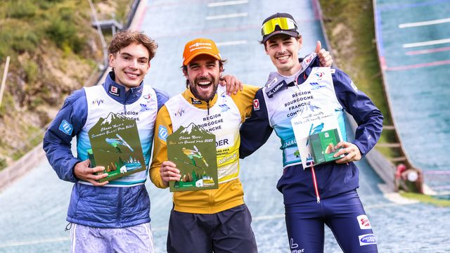 Richard Stenzel, Johannes Rydzek and Florian Kolb (c) Julia Piątkowska