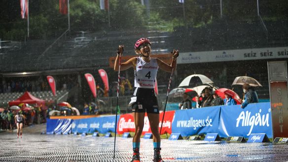 Nathalie Armbruster storms to victory in Oberstdorf opener