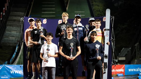 Youth Cup: Eight nations celebrate podium finishes in Oberstdorf