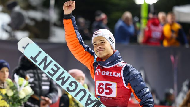 Philipp Raimund is enjoying the best season of his career to date, with three podium finishes - FIS/ActionPress/Julia Piatkowskav