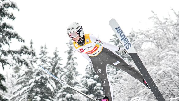 Prevc wins on home hill after Bjoerseth suffers ‘nasty crash’