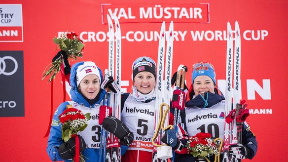 Oestberg gets her revenge with 5 km win