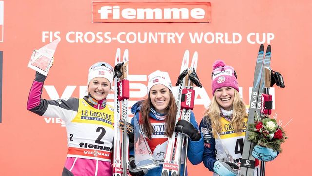 FIS world cup cross-country, tour de ski, final climb women, Val di Fiemme (ITA)