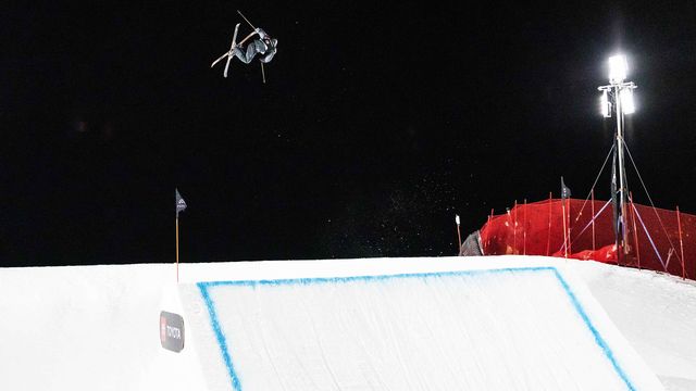 Fabian Boesch going for his career's second world champs gold medal on Saturday night at Park City © Rocky Maloney (U.S. Ski & Snowboard)