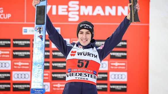 Timi Zajc wins in Oberstdorf