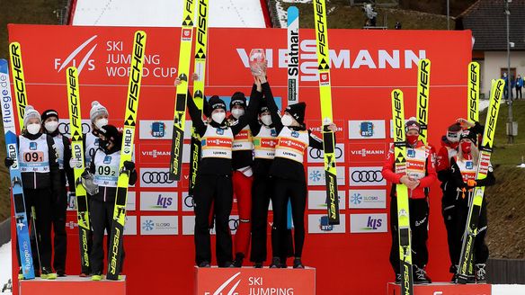 Women Ski Jumping World Cup Team Event Ljubno