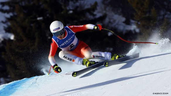 Flury in dreamworld as she shocks field by snatching downhill gold