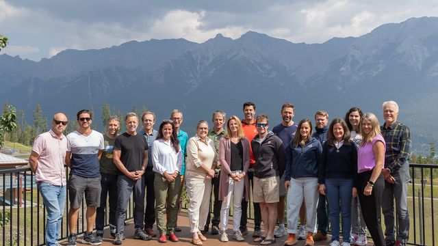 FIS, Swiss Timing, Local Organizing Committee, Broadcast production, Canmore Nordic Centre Provincial Park and Nordiq
Canada Representatives took part in a Site Venue inspection. Photo Credit: Nathaniel Mah, Nordiq Canada