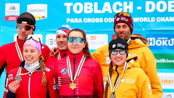 Wicker, Mao and Bubeníčková earn maiden titles in Toblach as Nilsen, Kawayoke and Adicoff claim repeat wins on Day 1 of the Para Cross-Country Worlds