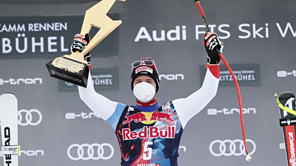 Feuz finally conquers Kitzbühel