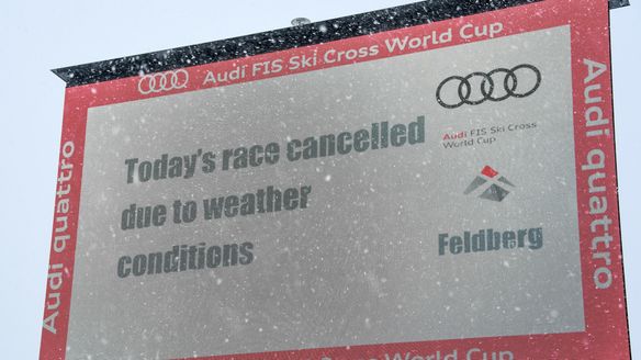 No luck with the weather gods in Feldberg on day one