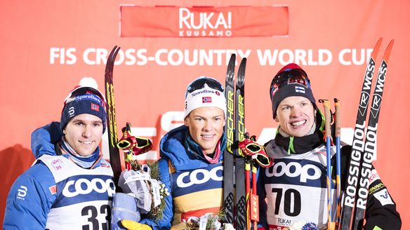 Bjoergen rebounds and Klaebo continues in Ruka