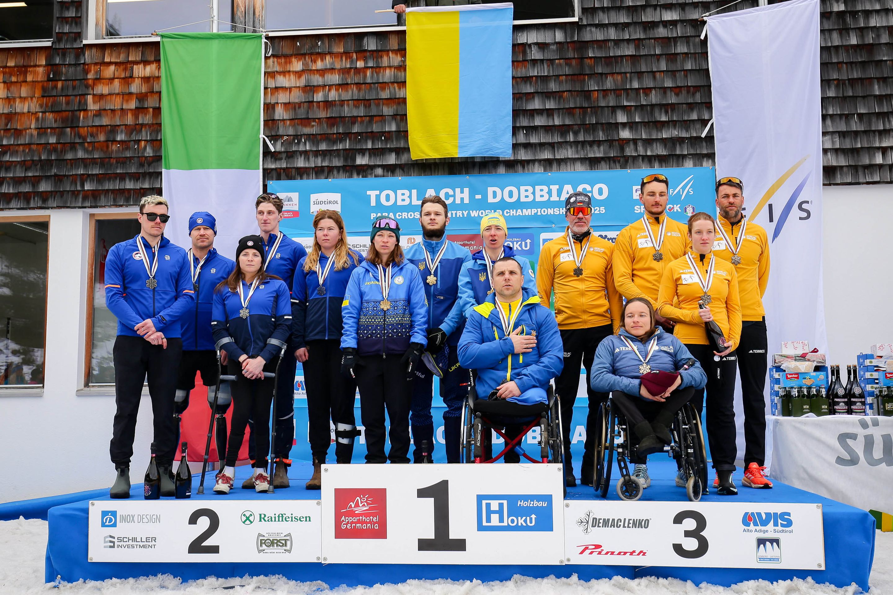 Team USA, Team Ukraine and Team Germany