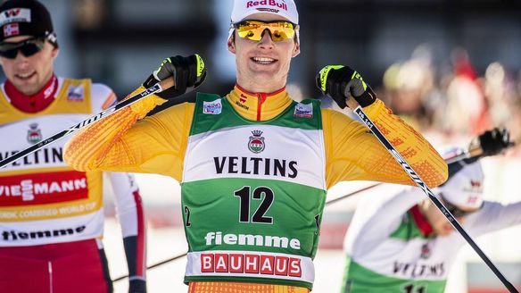 Vinzenz Geiger strikes again in Val di Fiemme