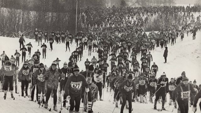 Tartu Marathon in 1981 - Image by Estonian Ski Museum