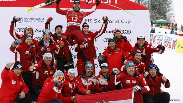 Home hero Kriechmayr crowned Kitzbühel king as race thrills