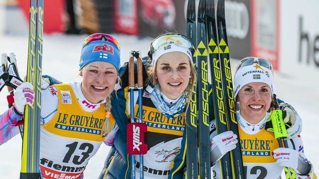 FIS world cup cross-country, tour de ski, mass women, Val di Fiemme (ITA)