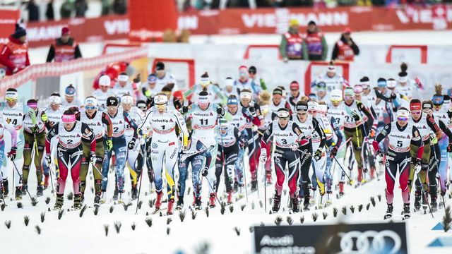 FIS world cup cross-country, tour de ski, mass women, Val Mustair (SUI)