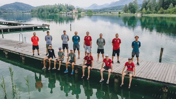 Austrian ski jumpers enjoy first training camp