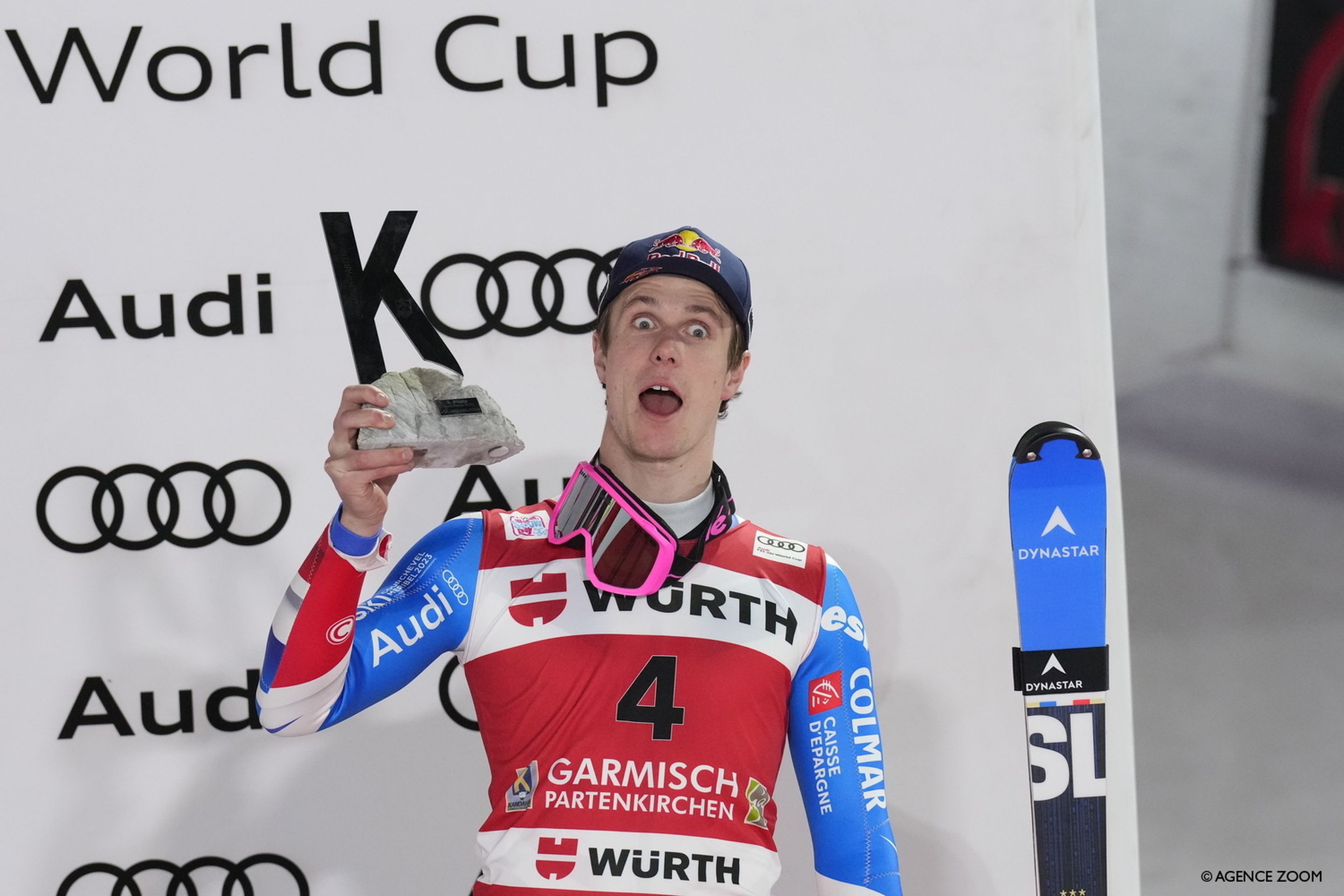 Noel was a relieved man after finishing his first World Cup slalom race this season (Agence Zoom)