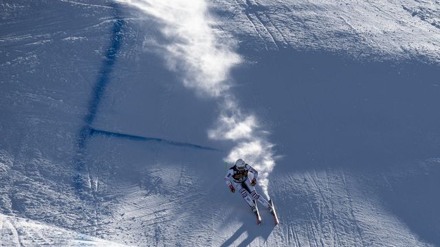 VAL GARDENA, ITALY - DECEMBER 16 - DECEMBER 17: Brice Roger of France during the Audi FIS Alpine Ski World Cup Men's Downhill Training on December 16 - December 17, 2020 in Val Gardena Italy. (Photo by Francis Bompard/Agence Zoom)