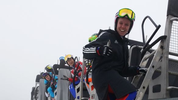 Ladies World Cup Hinzenbach (AUT), training