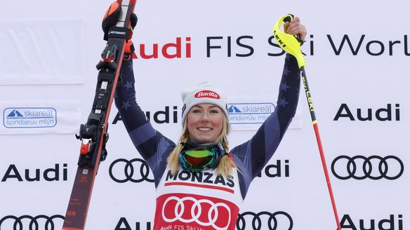 Shiffrin wins No. 85 to close in on Stenmark's record