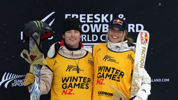 Season opening halfpipe wins for Gu and Mackay in Cardrona