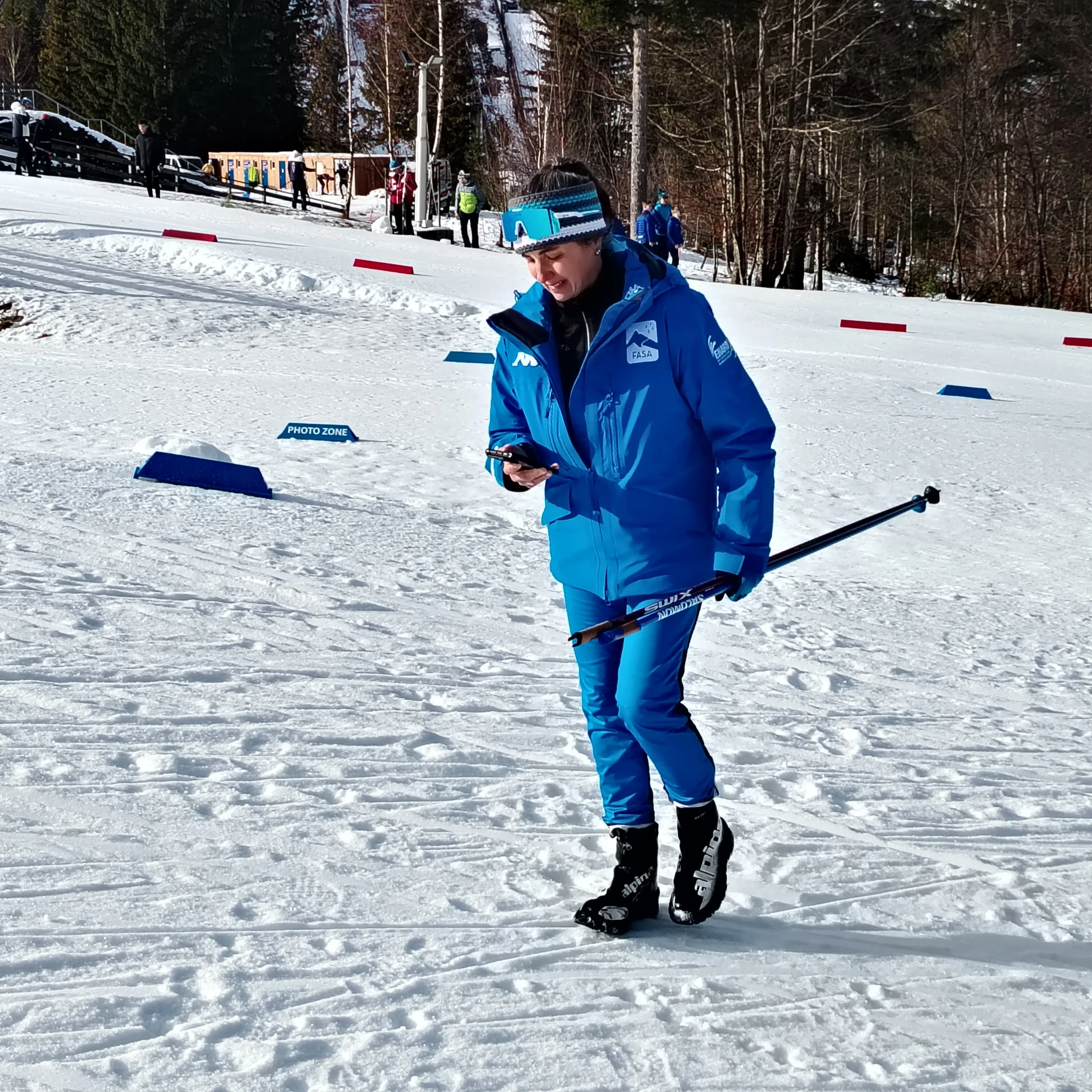 FIS coach Lorena Lovisolo (ARG)