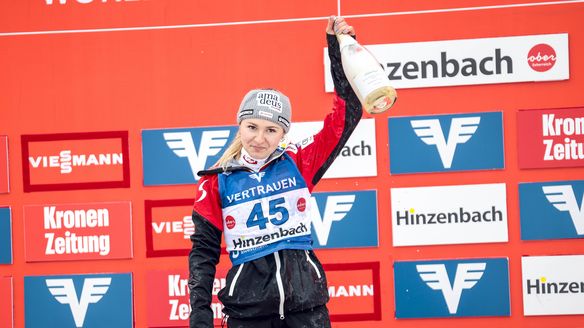 Chiara Kreuzer is back on the podium in Hinzenbach