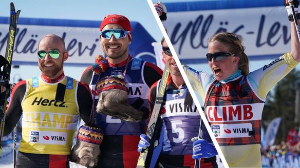 Astrid Øyre Slind and Andreas Nygaard won Ylläs-Levi