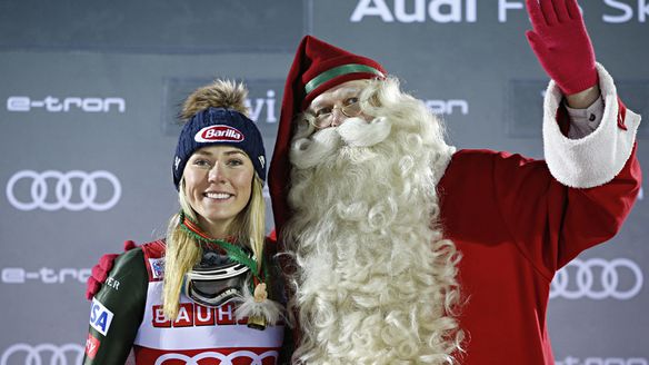 It's a milestone day for Shiffrin in Levi