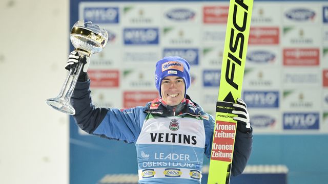 Kraft claimed his first win of the 2024/25 season in Oberstdorf. ©Reichert/NordicFocus