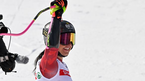 'Speechless' Venier wins Super G to claim host Austria's first medal at Saalbach 2025