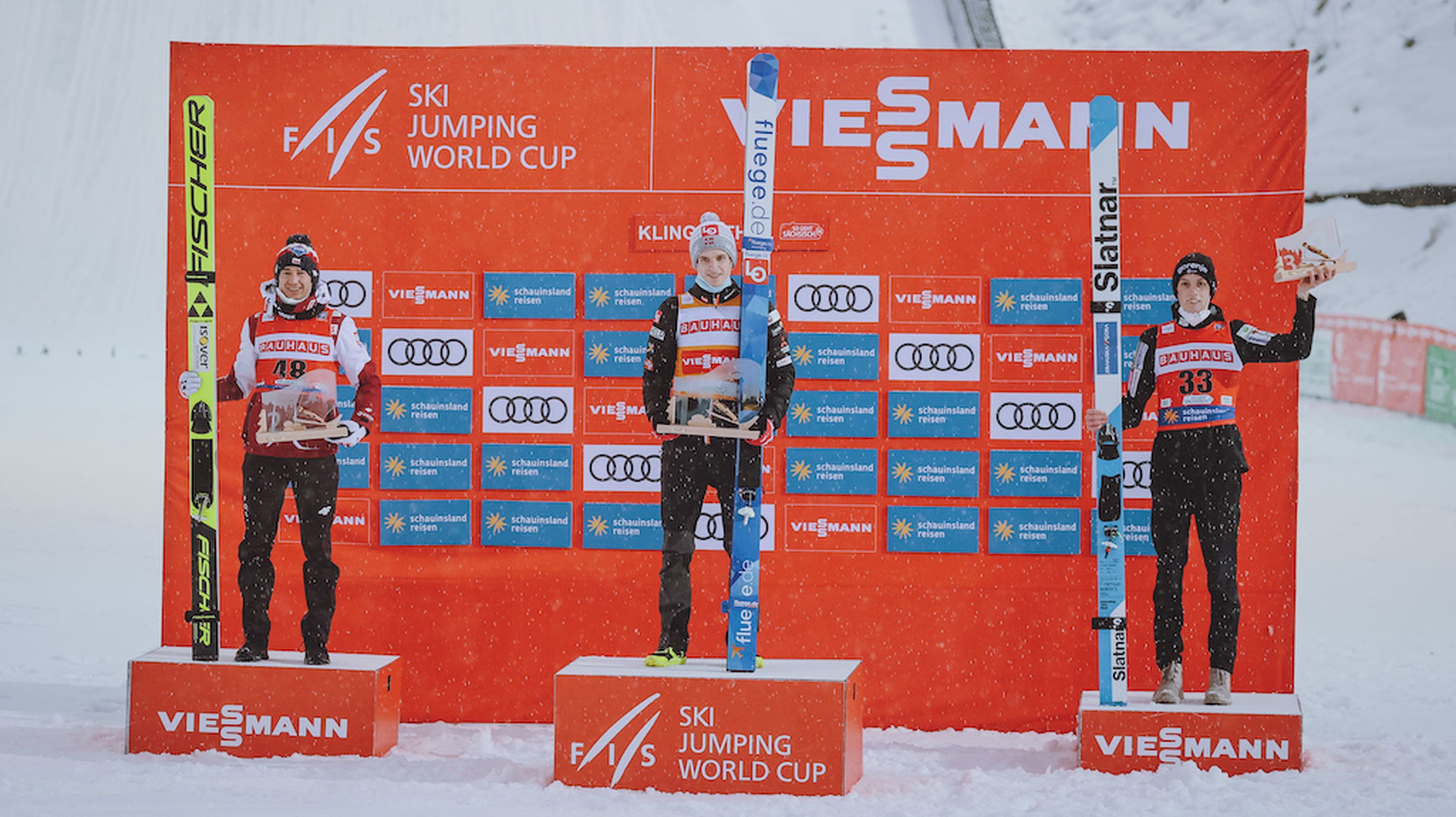 Kamil Stoch, Halvor Egner Granerud, Bor Pavlovcic