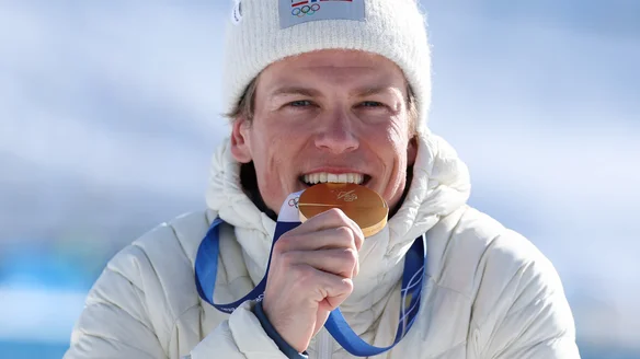 ‘He is the GOAT by far’: Klaebo goes for eighth gold of the Games