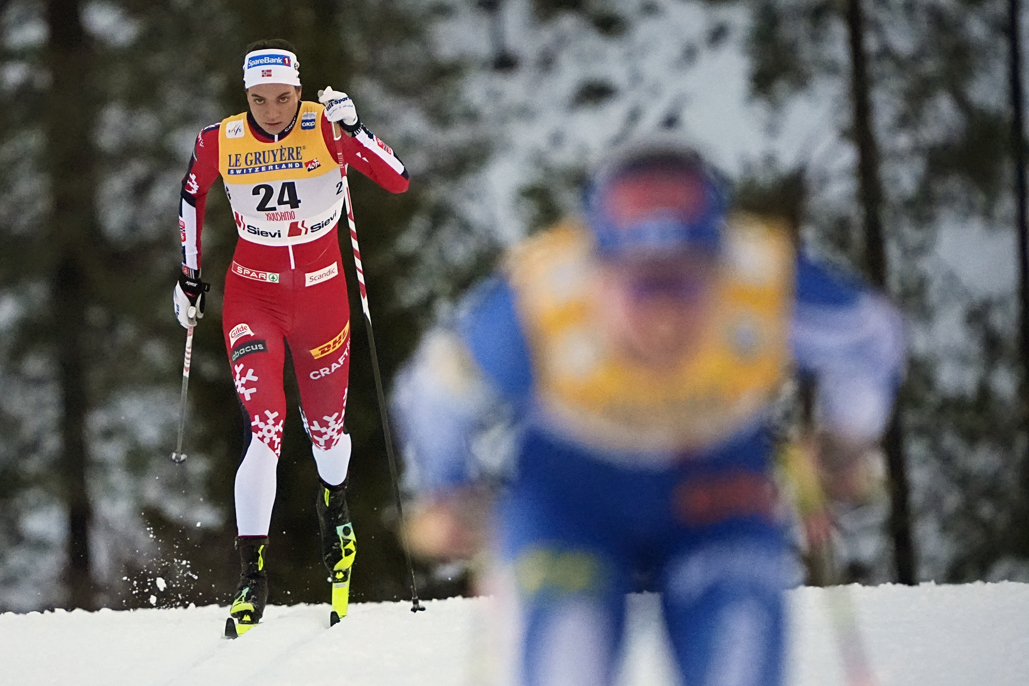 Sprint star Skistad lets her skiing do the talking to reign in Ruka