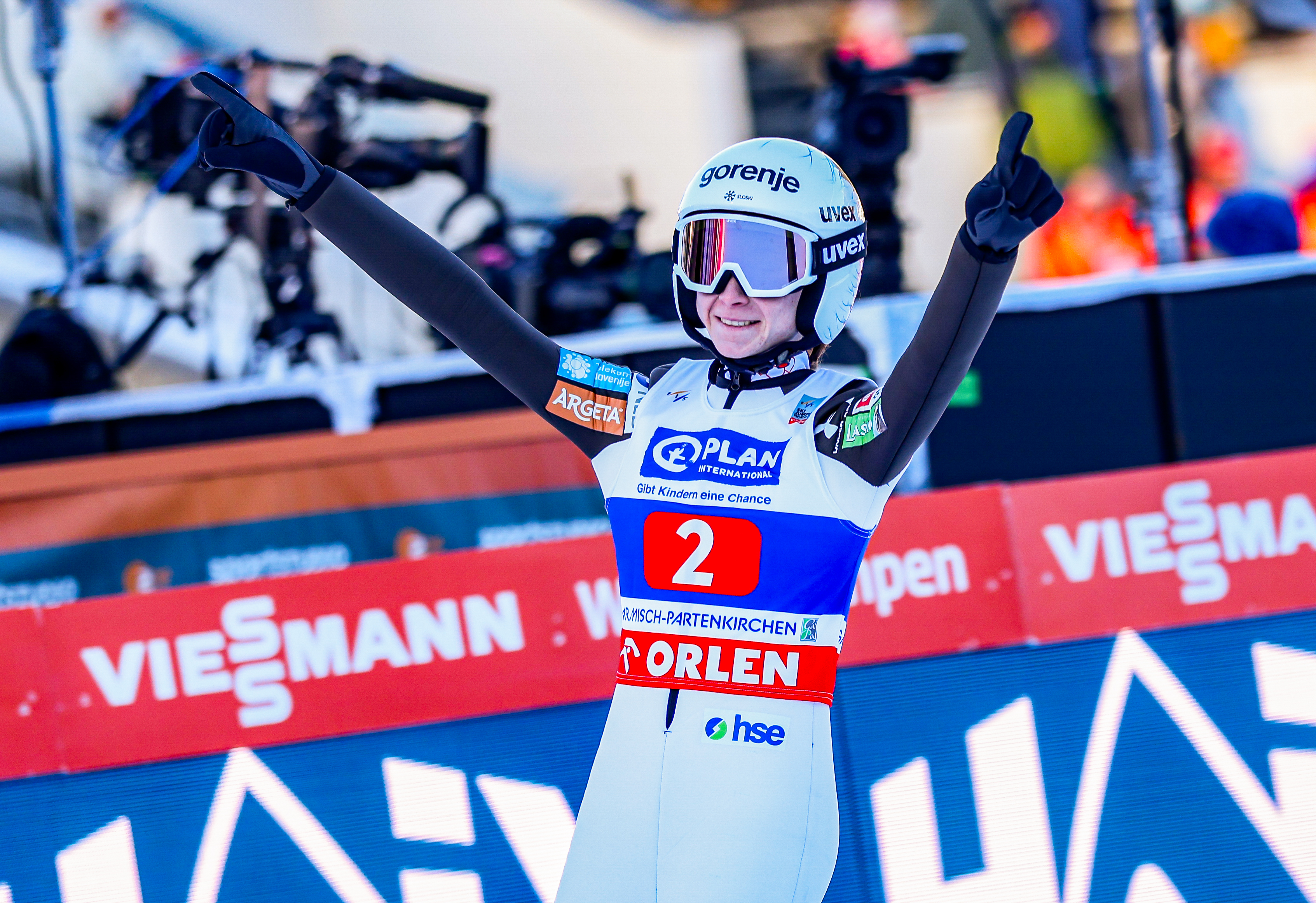 Defending Two Nights Tour champion Prevc dominates in Garmisch