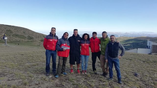 Inspection team in Sierra Nevada (ESP)