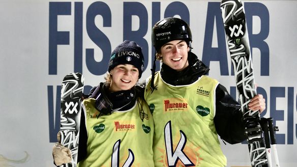 Back-to-back wins for Luca Harrington as teenager Flora Tabanelli claims first big air victory