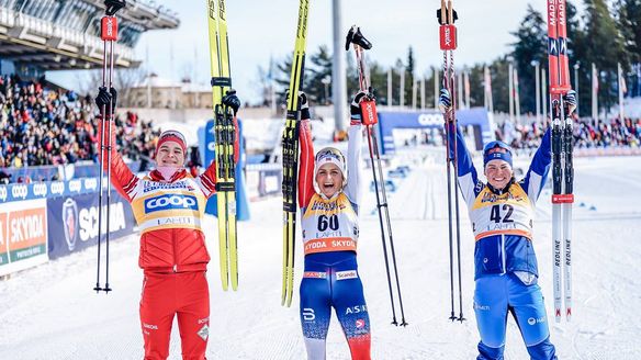 Hands up for Lahti’s 10km C podium