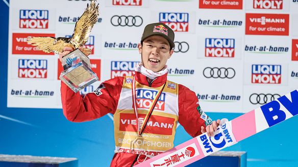 Ryoyu Kobayashi wins the 4-Hills-Tournament - Daniel Huber the final event
