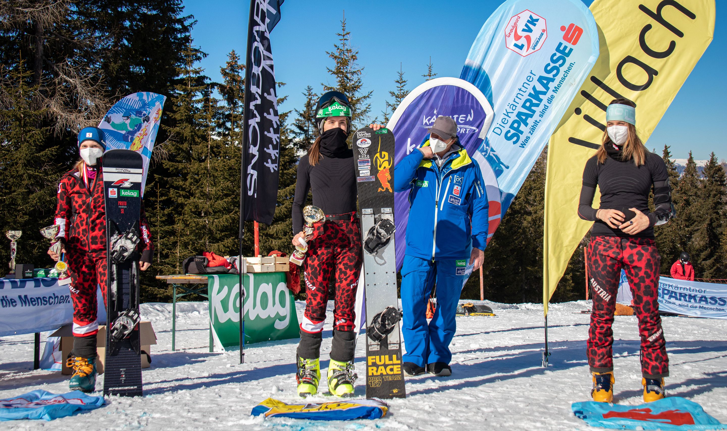 Austrian national championships - women's PSL podium © OESV