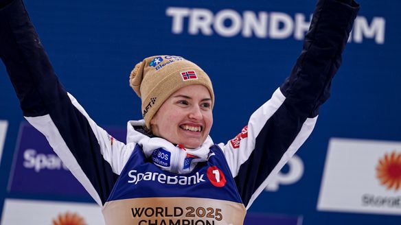 Westvold Hansen beats Hagen to claim third straight World gold in Gundersen