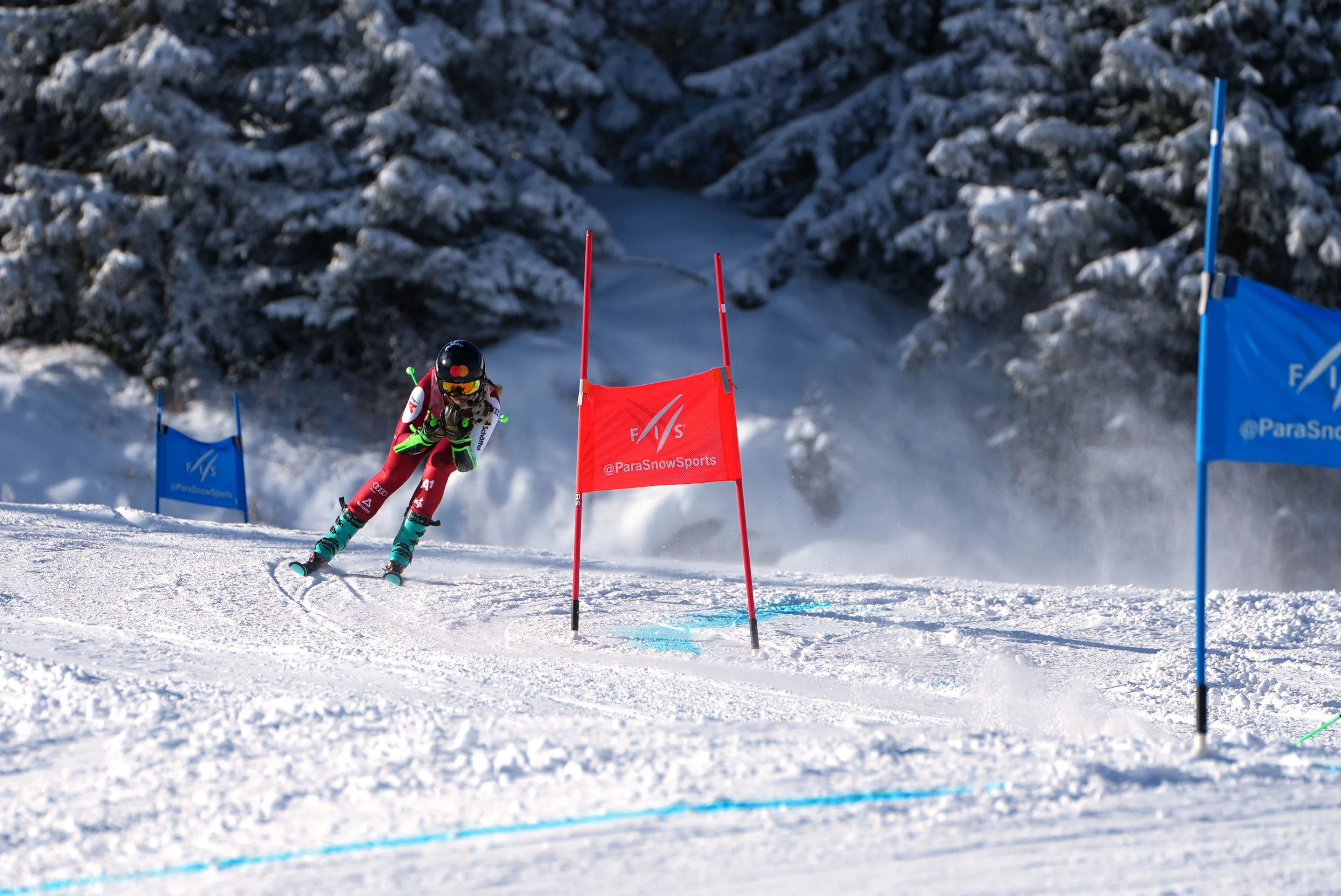Veronika Aigner (AUT) at the 2025/26 FIS Para Alpine World Cup in Méribel